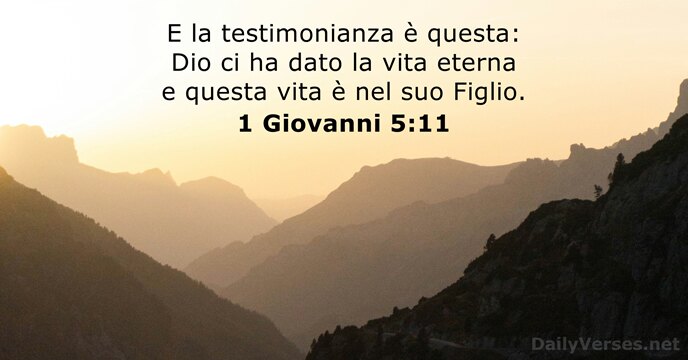 1 Giovanni 5:11