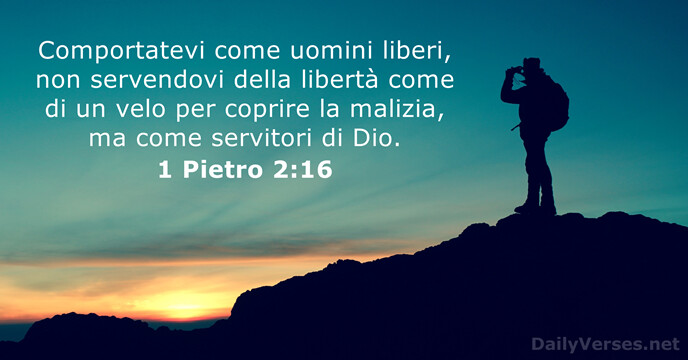 1 Pietro 2:16