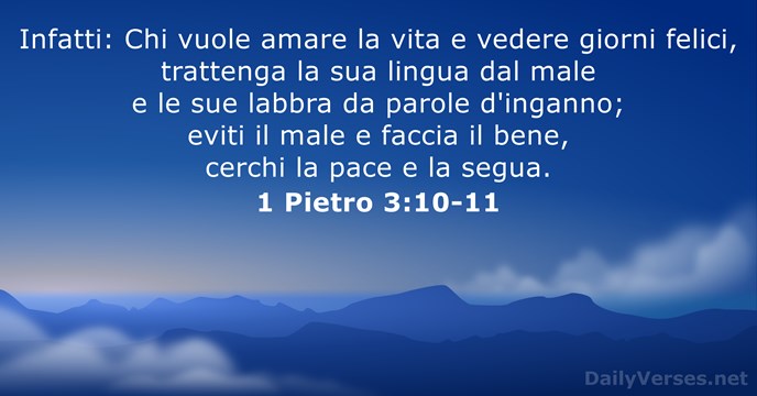 1 Pietro 3:10-11