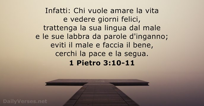 1 Pietro 3:10-11