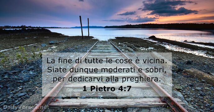 1 Pietro 4:7