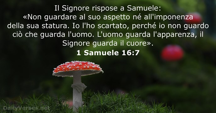 1 Samuele 16:7