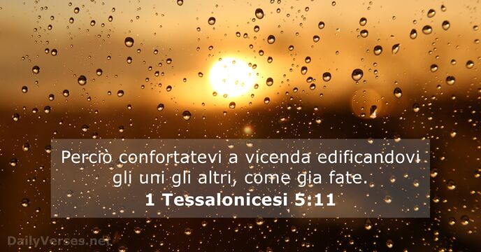 1 Tessalonicesi 5:11