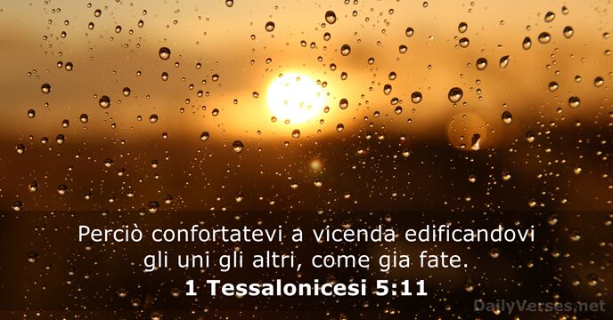 1 Tessalonicesi 5:11