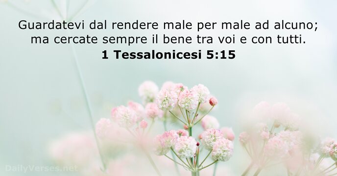 1 Tessalonicesi 5:15