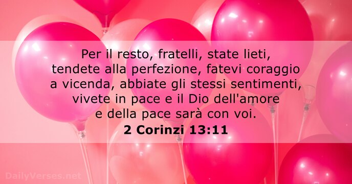 2 Corinzi 13:11
