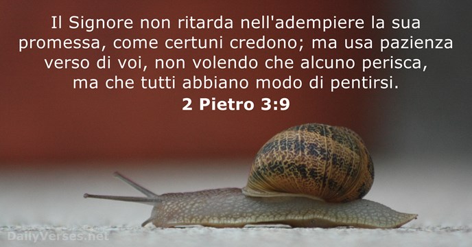 2 Pietro 3:9