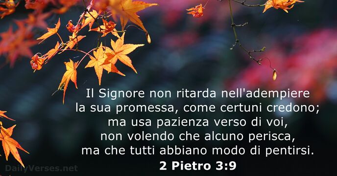 2 Pietro 3:9
