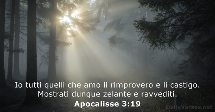 Apocalisse 3:19