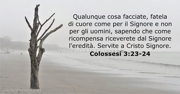 Colossesi 3:23-24