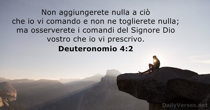 Deuteronomio 4:2