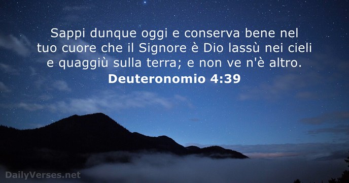 Deuteronomio 4:39