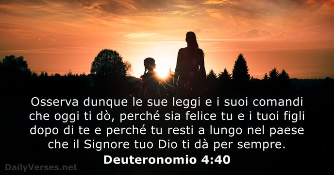 Deuteronomio 4:40