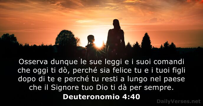 Deuteronomio 4:40