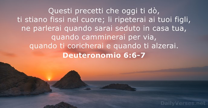 Deuteronomio 6:6-7