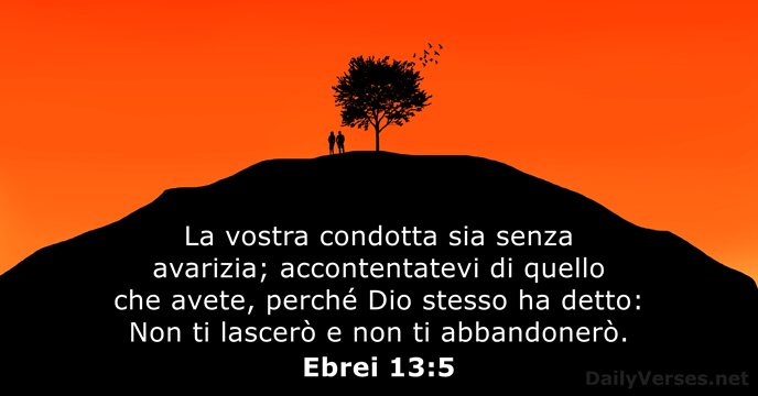 Ebrei 13:5