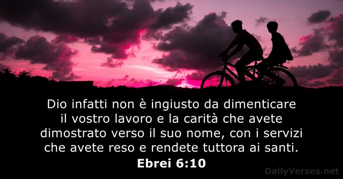 Ebrei 6:10