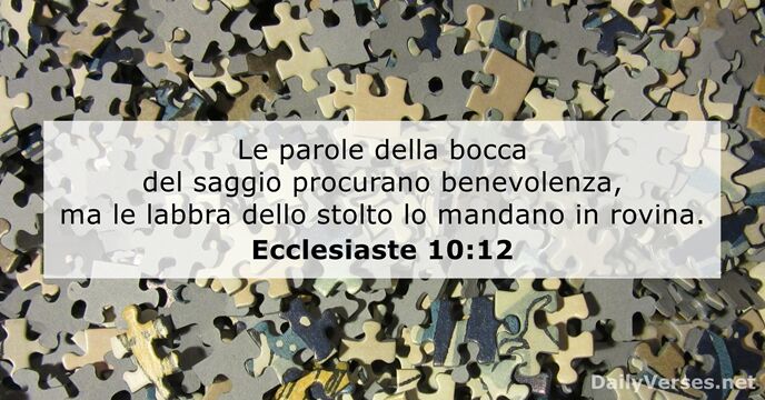 Ecclesiaste 10:12