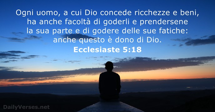 Ecclesiaste 5:18