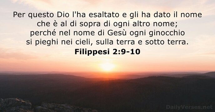 Filippesi 2:9-10