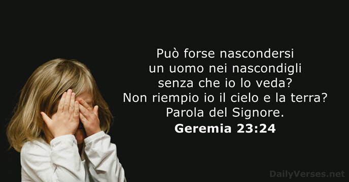 Geremia 23:24