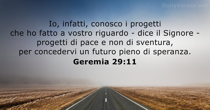 Geremia 29:11