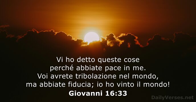 Giovanni 16:33
