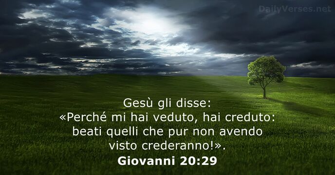 Giovanni 20:29