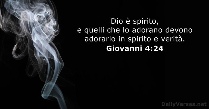 Giovanni 4:24