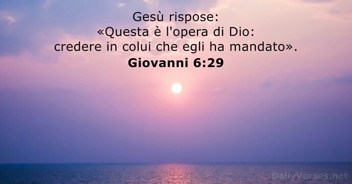 Giovanni 6:29