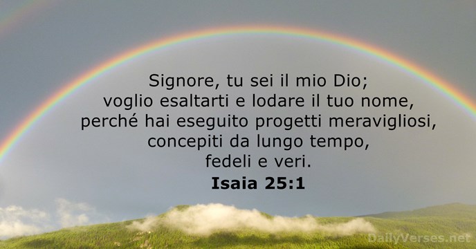 Isaia 25:1