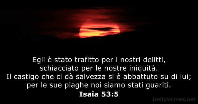 Isaia 53:5