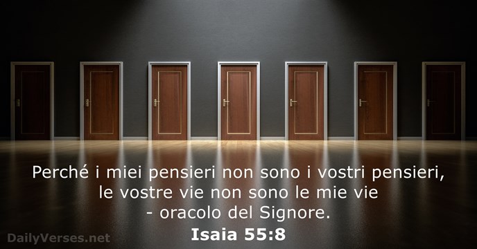 Isaia 55:8