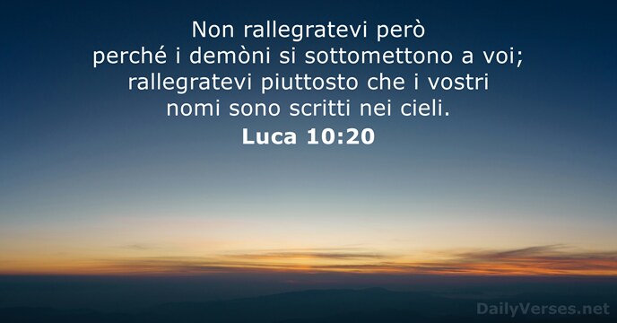 Luca 10:20