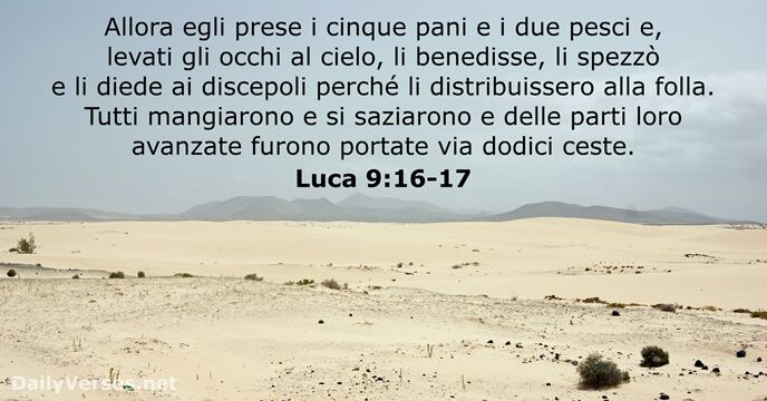 Luca 9:16-17