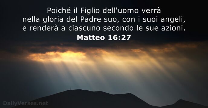 Matteo 16:27