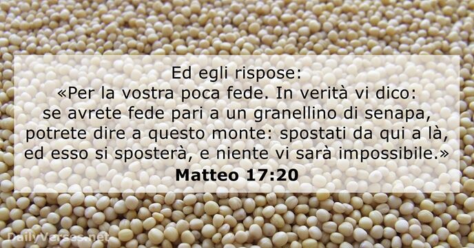 Matteo 17:20