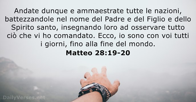 Matteo 28:19-20
