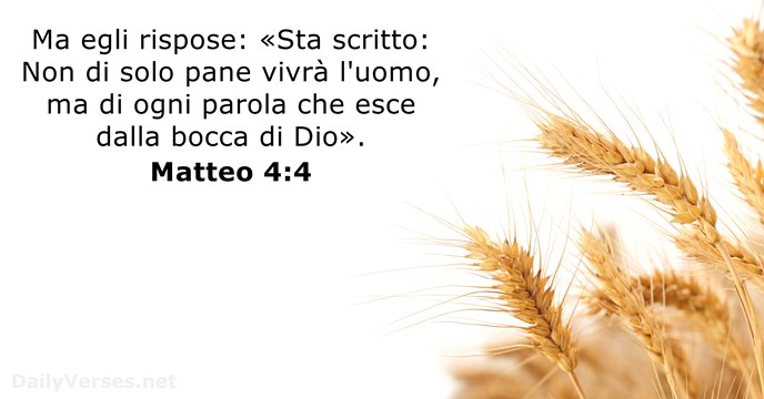 Matteo 4:4