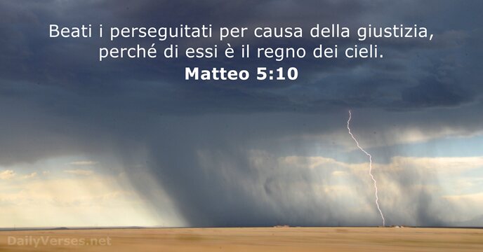 Matteo 5:10