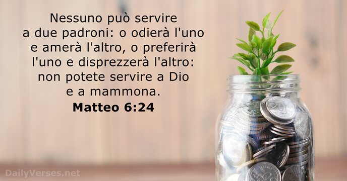 Matteo 6:24