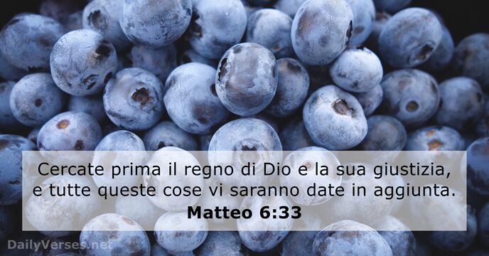 Matteo 6:33