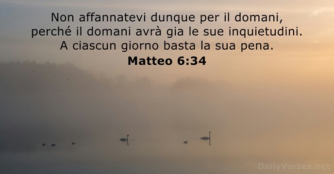 Matteo 6:34