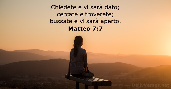 Matteo 7:7