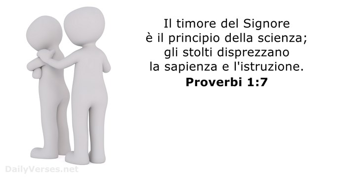 Proverbi 1:7
