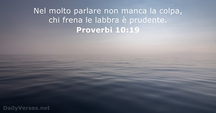 Proverbi 10:19