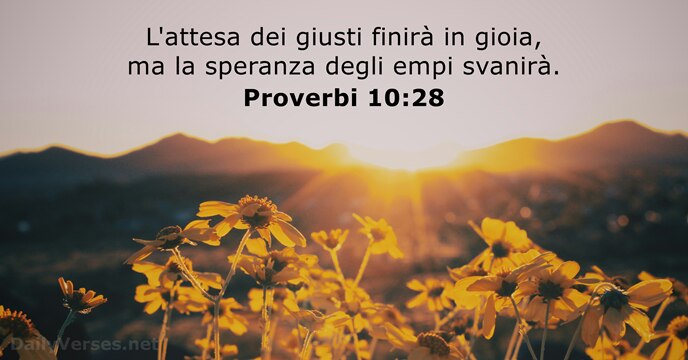 Proverbi 10:28