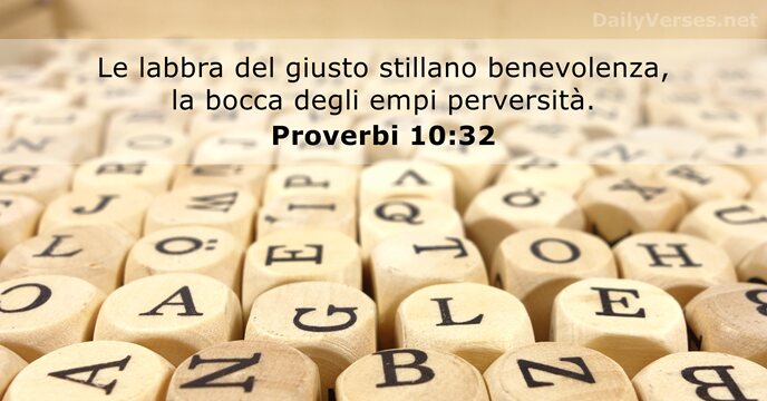 Proverbi 10:32