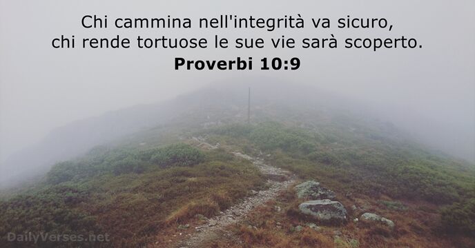 Proverbi 10:9
