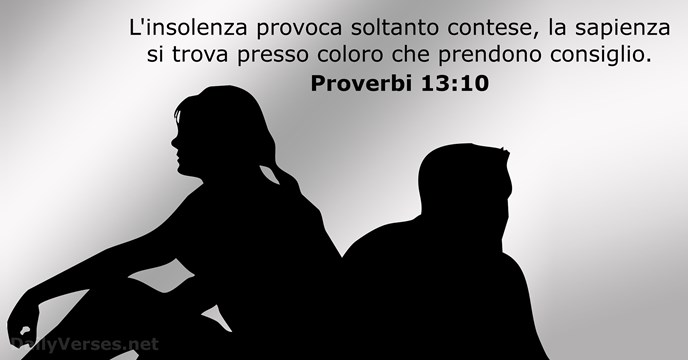 Proverbi 13:10